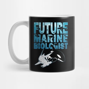 Hammerhead Shark and Orca Future Marine Biologist Mug